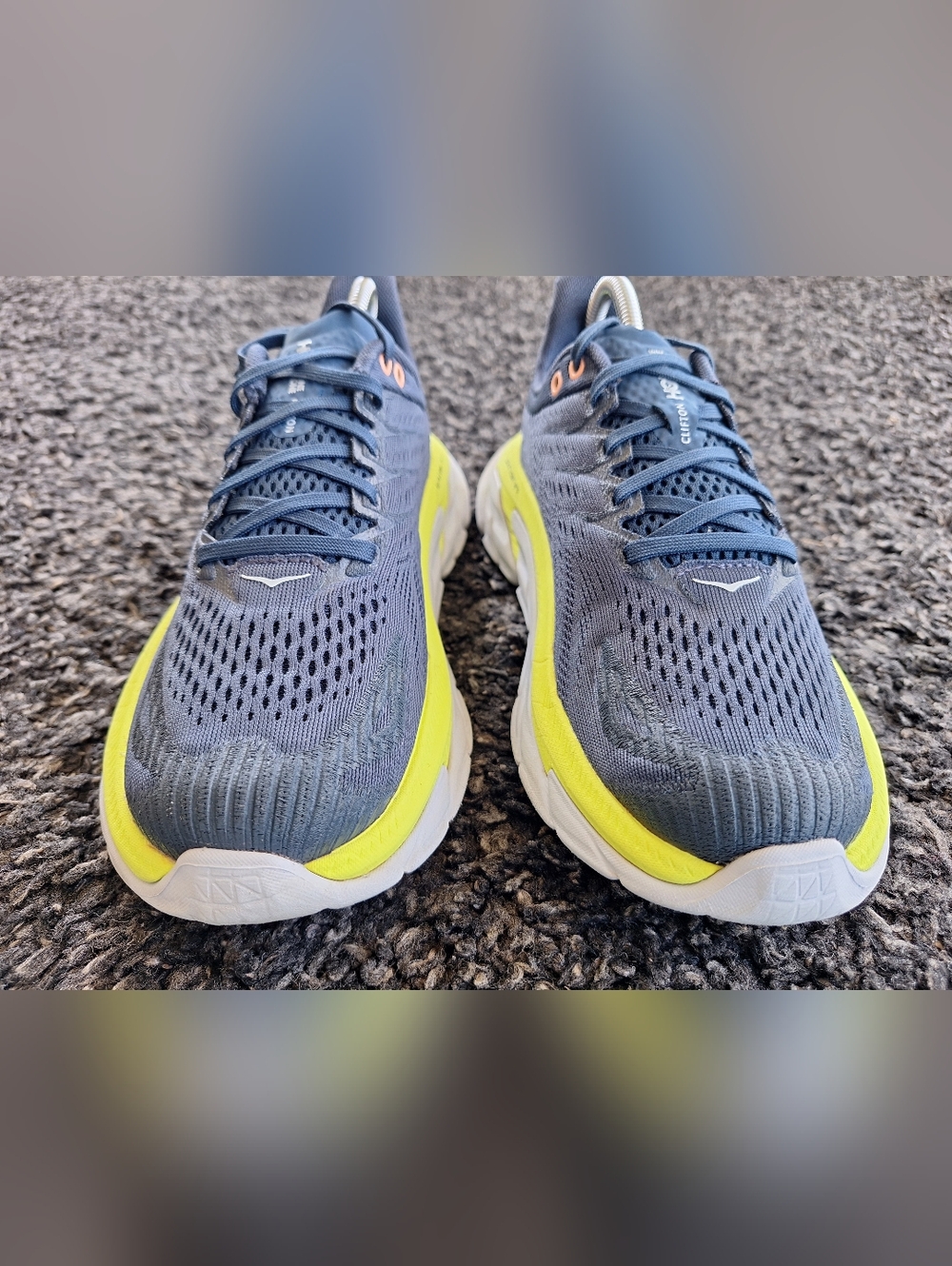 Hoka Clifton Edge Moonlit Ocean Navy Blue Sneakers Shoes Women Size 6.5 - Picture 5 of 12